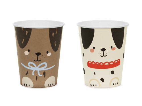 Paper cups Dogs - 220 ml, 6 pcs.