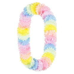 Hawaiian necklace - pastel, 1,2 m