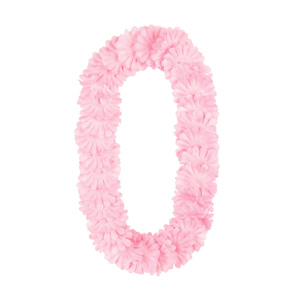 Hawaiian necklace - light pink, 1,2 m