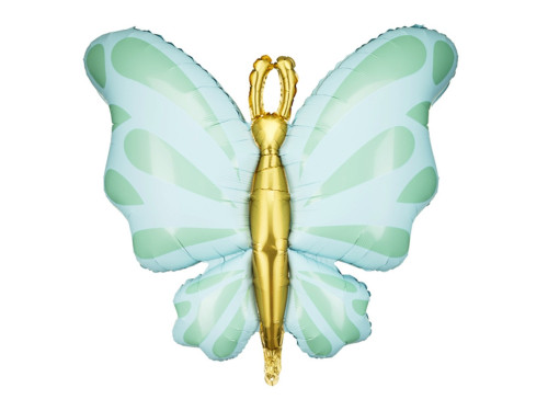 Balon foliowy Motyl - miętowy, 69 cm