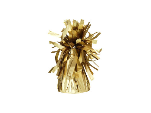 Ciężarek foliowy do balonów - złoty matowy