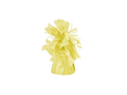 Foil balloon weight - light yellow