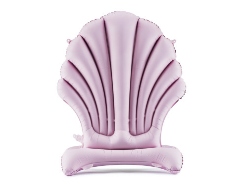 Foil balloon Seashell - violet, 96 x 80 cm