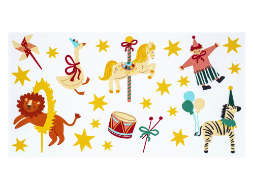 Temporary tattoos for kids Circus - 24 pcs.