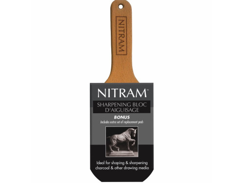Sharpening bloc with replacement pads - Nitram - 8 x 23 cm