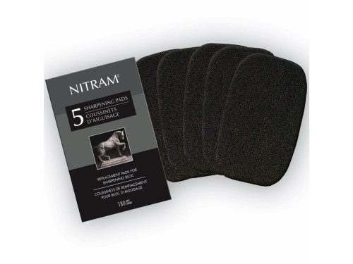 Wymienne wkłady do ostrzałki Sharpening Pads - Nitram - 5 szt.