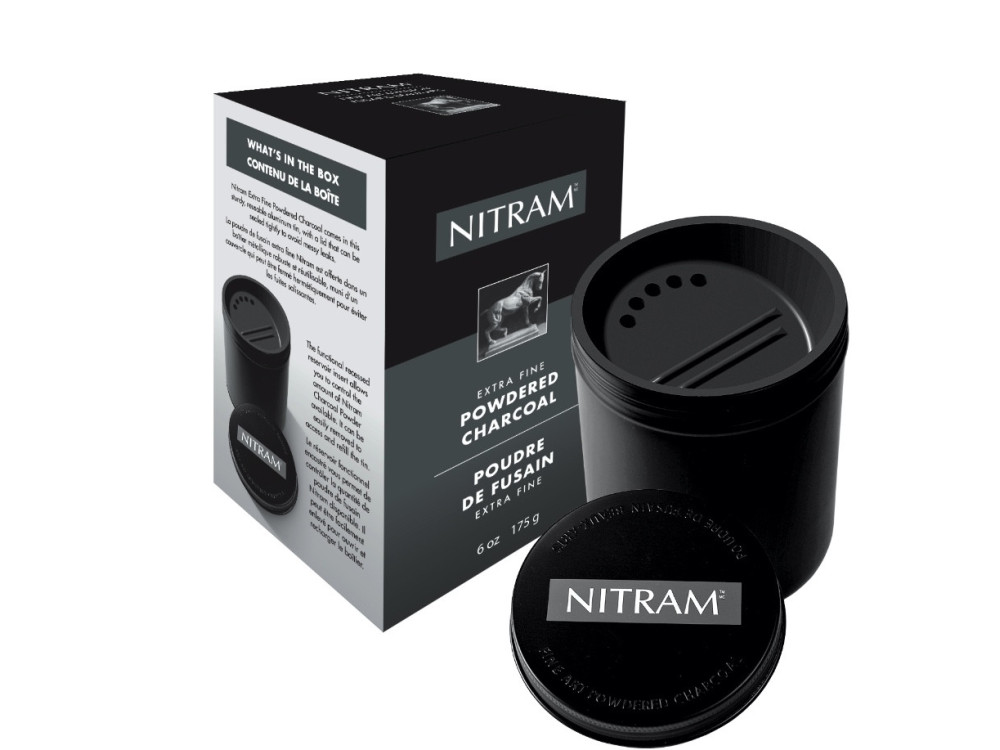 Extra Fine powdered charcoal - Nitram - 175 g