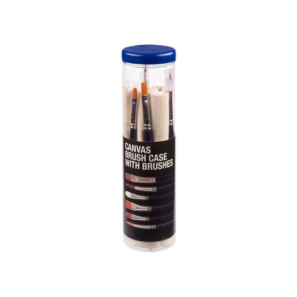Set of watercolor brushes in canvas case - Van Gogh - 6 pcs.