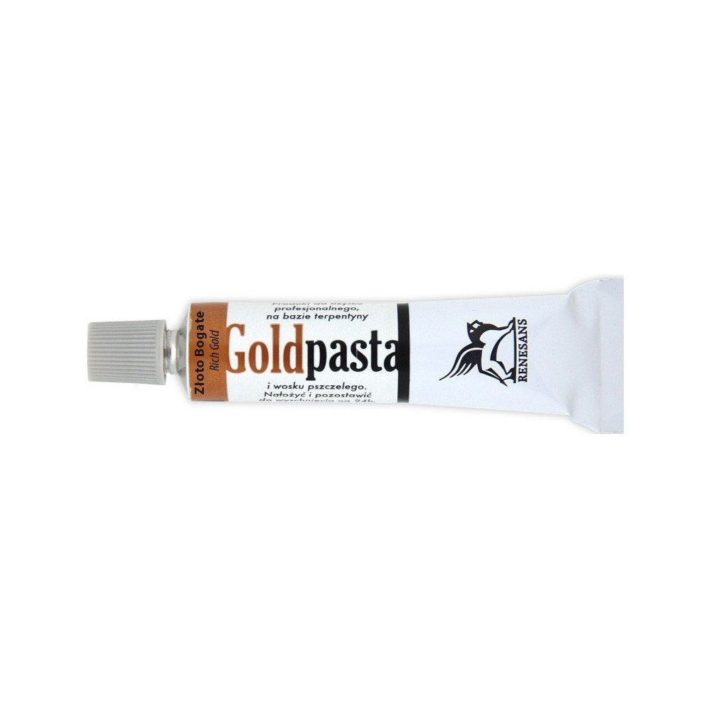Pasta pozłotnicza Goldpasta - Renesans - złoto bogate, 20 ml