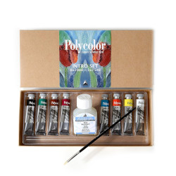 Zestaw farb akrylowych Polycolor - Maimeri - 8 x 20 ml