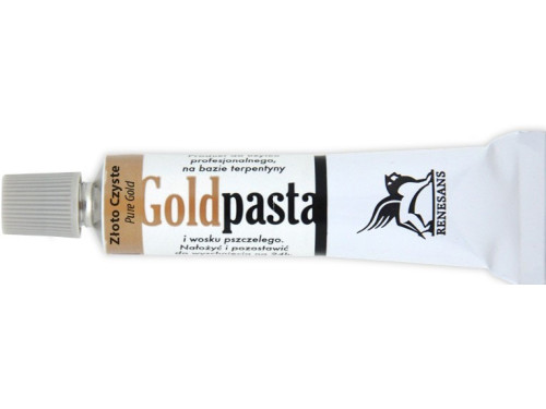 Pasta pozłotnicza Goldpasta - Renesans - złoto czyste, 20 ml