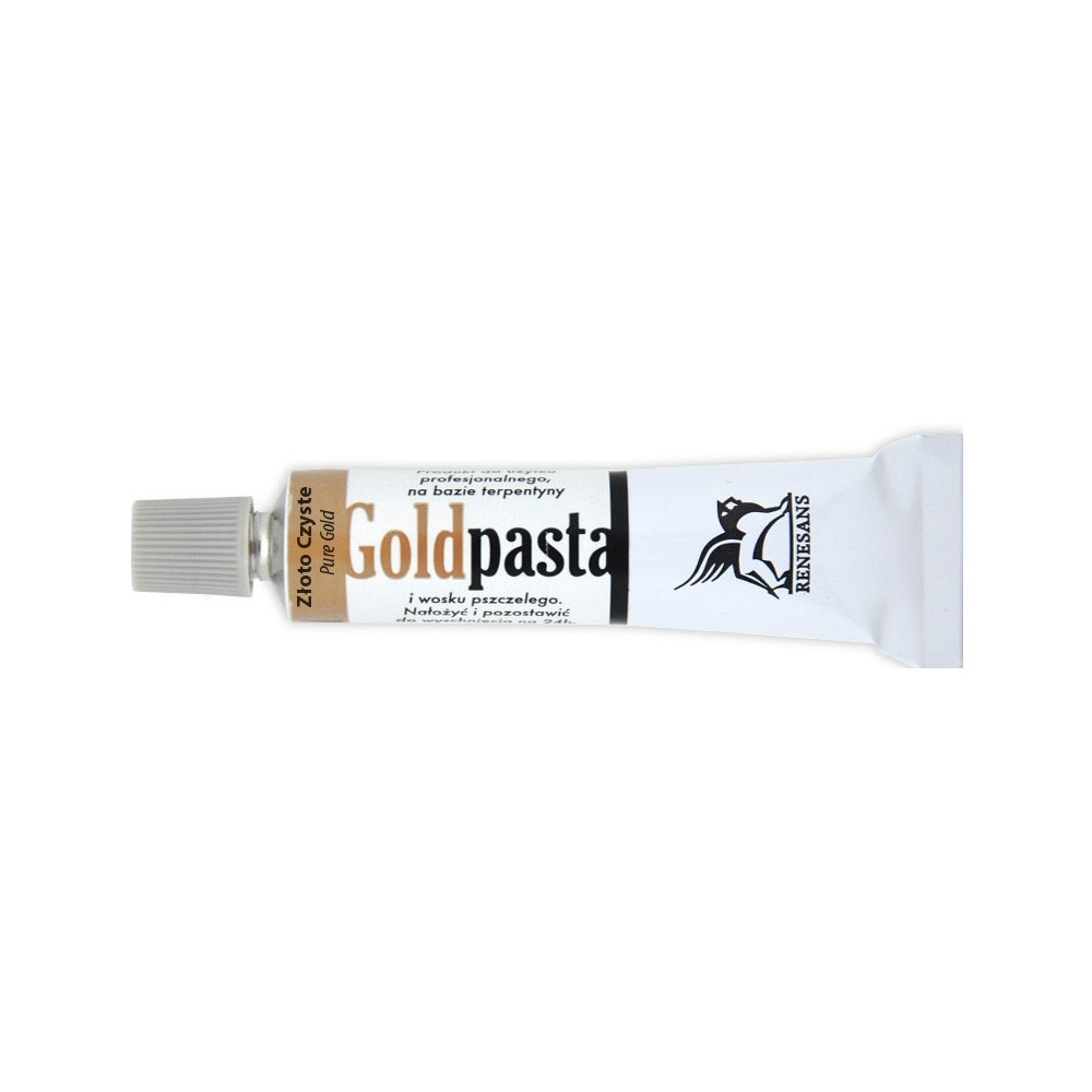 Pasta pozłotnicza Goldpasta - Renesans - złoto czyste, 20 ml
