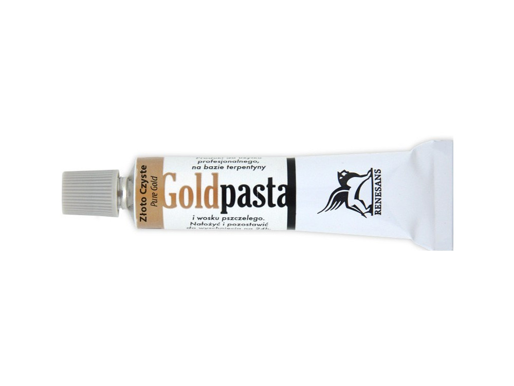 Pasta pozłotnicza Goldpasta - Renesans - złoto czyste, 20 ml