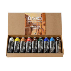 Zestaw farb olejnych Classico - Maimeri - 9 x 60 ml