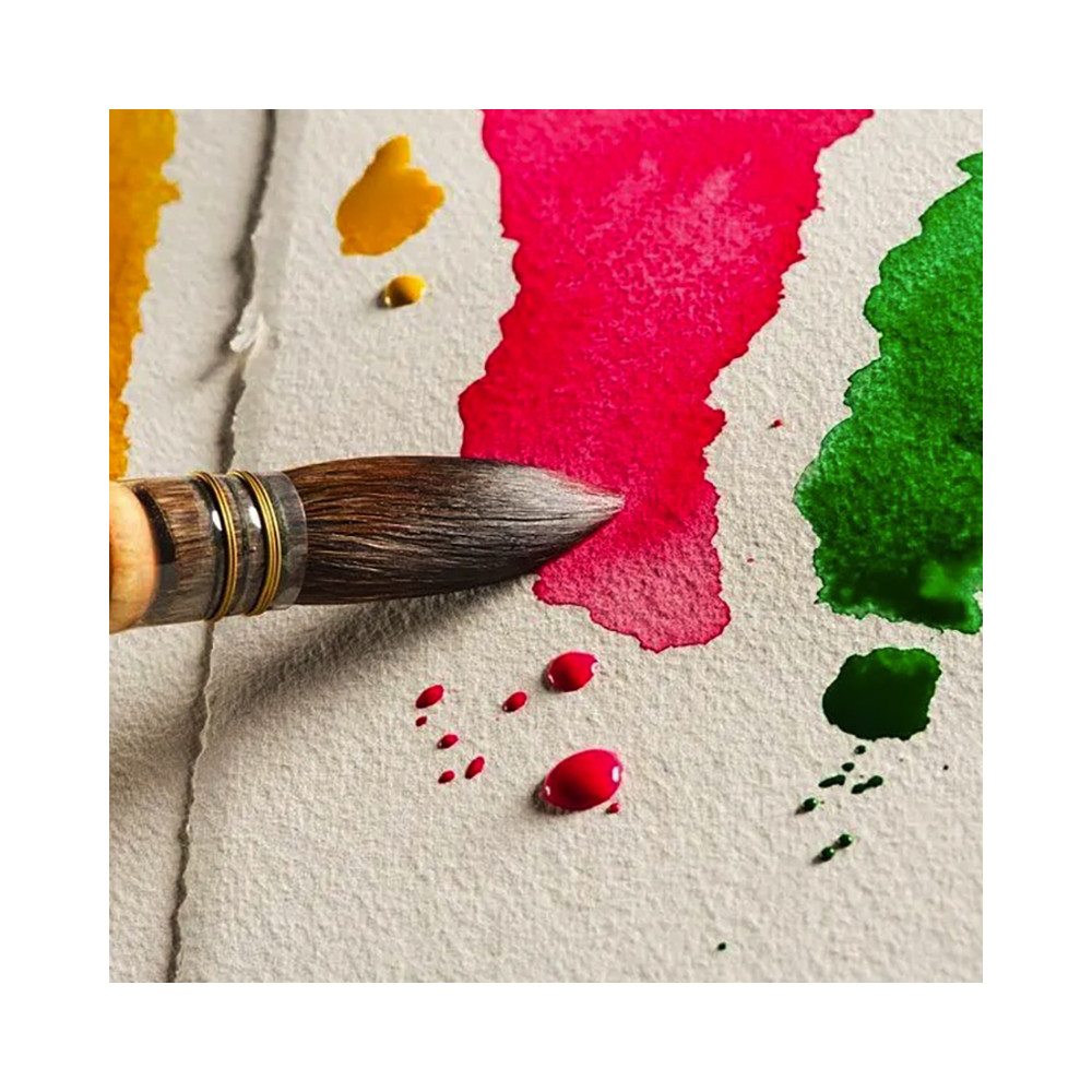 Watercolor cotton paper Italia 16 cm - Mangani 1404 - cold pressed, 300 g, 20 sheets