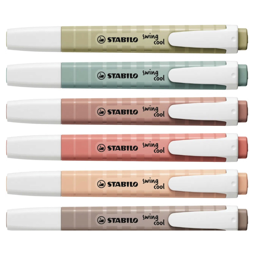 Set of Swing Cool Nature highlighters - Stabilo - 6 pcs.