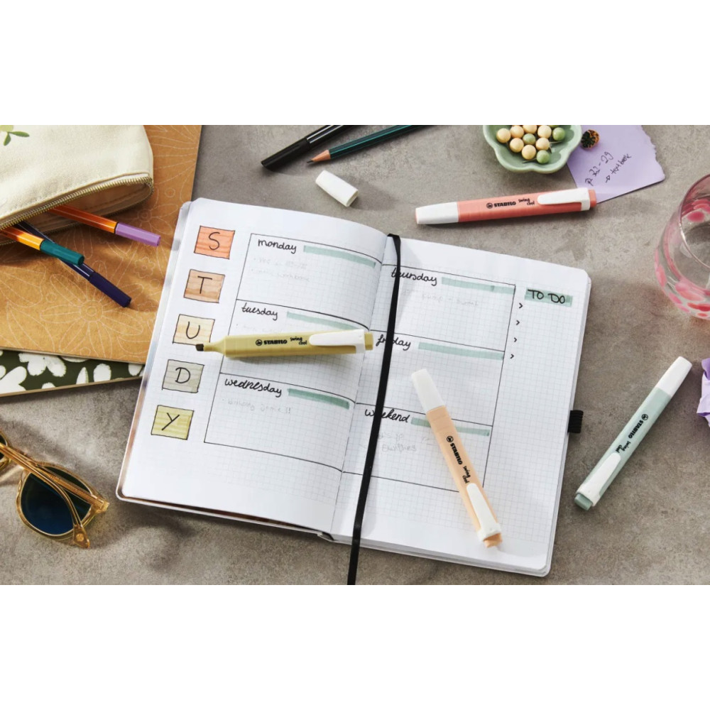 Set of Swing Cool Nature highlighters - Stabilo - 6 pcs.