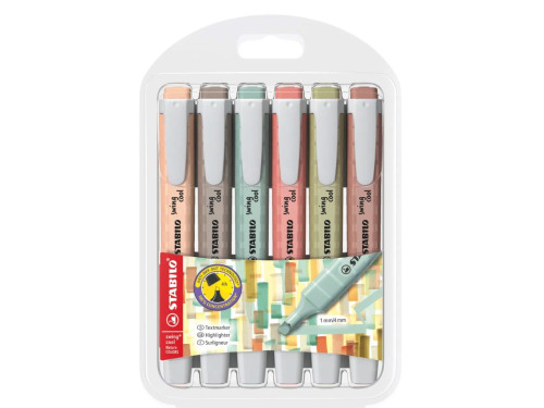 Set of Swing Cool Nature highlighters - Stabilo - 6 pcs.