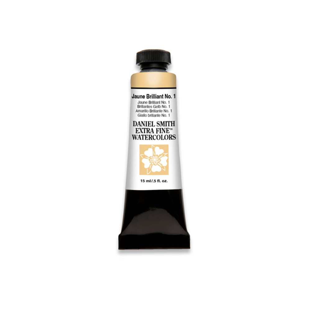 Extra Fine Watercolor paint - Daniel Smith - Jaune Brilliant No. 1, 15 ml
