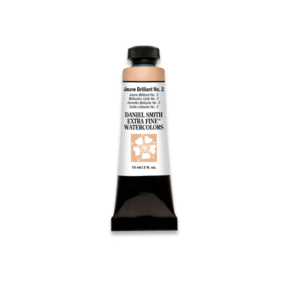Extra Fine Watercolor paint - Daniel Smith - Jaune Brilliant No. 2, 15 ml
