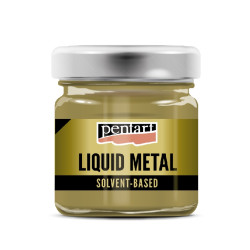 Płynny metal Liquid Metal - Pentart - złoty, 30 ml