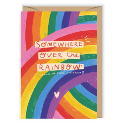 Greeting card A6 - Cudowianki - Rainbow