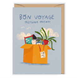 Kartka okolicznościowa A6 - Cudowianki - Bon Voyage