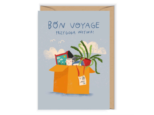 Greeting card 12 x 17 cm - Cudowianki - Bon Voyage