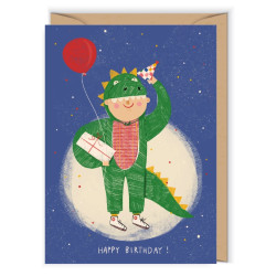 Greeting card A6 - Cudowianki - Birthday Dino