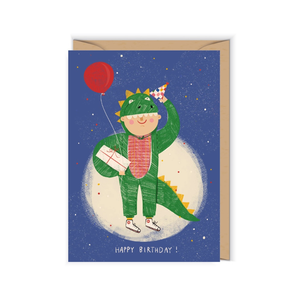 Greeting card A6 - Cudowianki - Birthday Dino