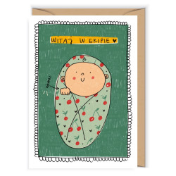 Greeting card A6 - Cudowianki - Witaj w ekipie