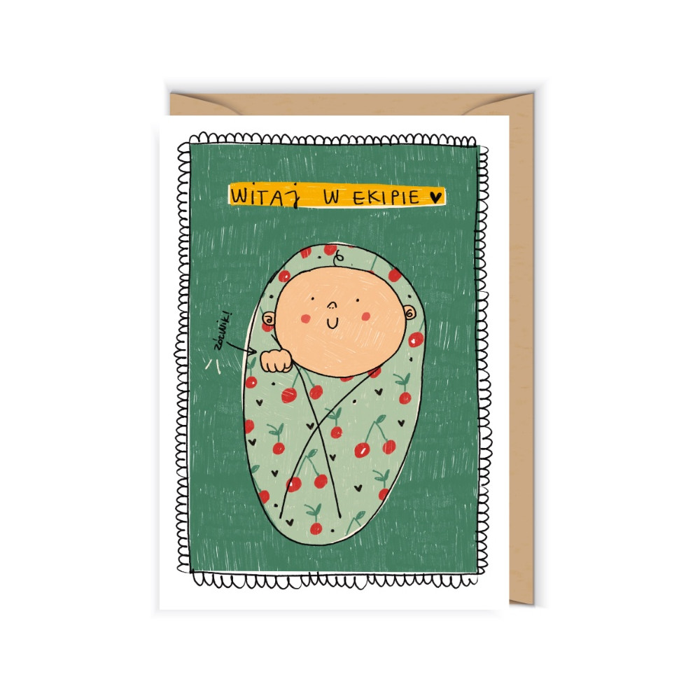 Greeting card A6 - Cudowianki - Witaj w ekipie