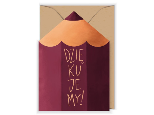 Kartka okolicznościowa 12 x 17 cm - Cudowianki - Kredka