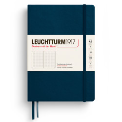 Notatnik w kropki A5 - Leuchtturm1917 - Deep Sea, twarda okładka