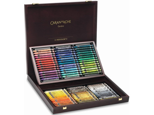 Neocolor II water-soluble wax pencils set - Caran d'Ache - 84 pcs.