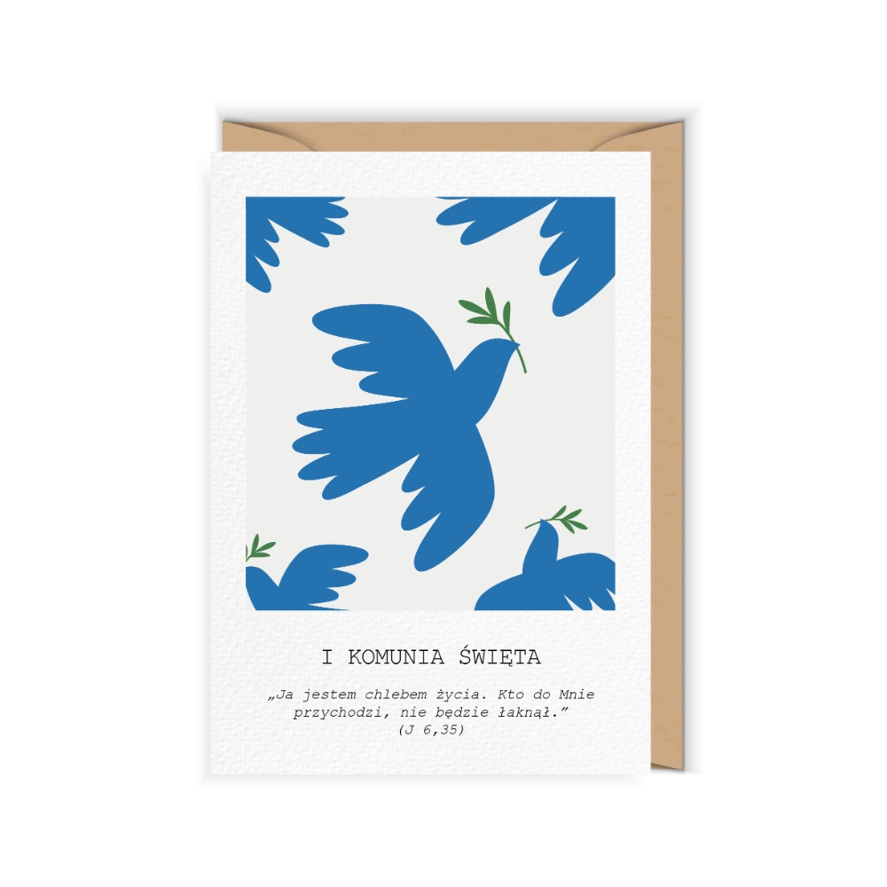 Greeting card A6 - Cudowianki - First Communion