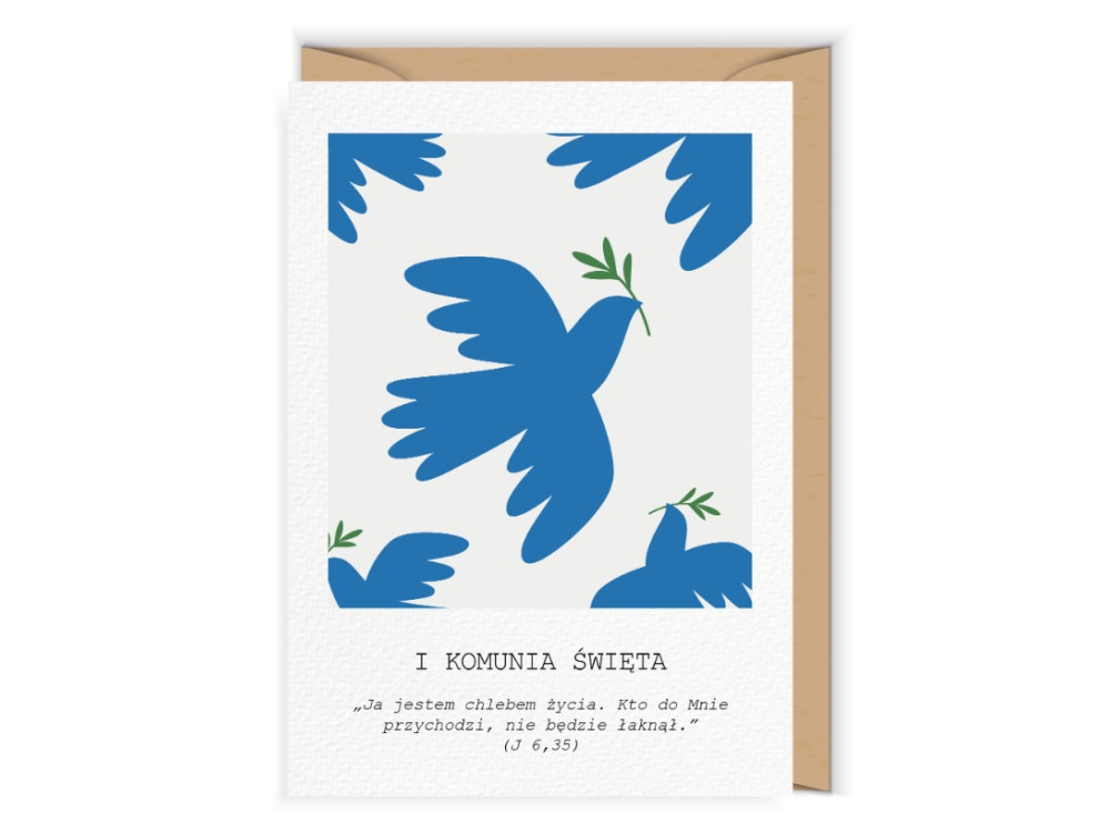 Greeting card A6 - Cudowianki - First Communion