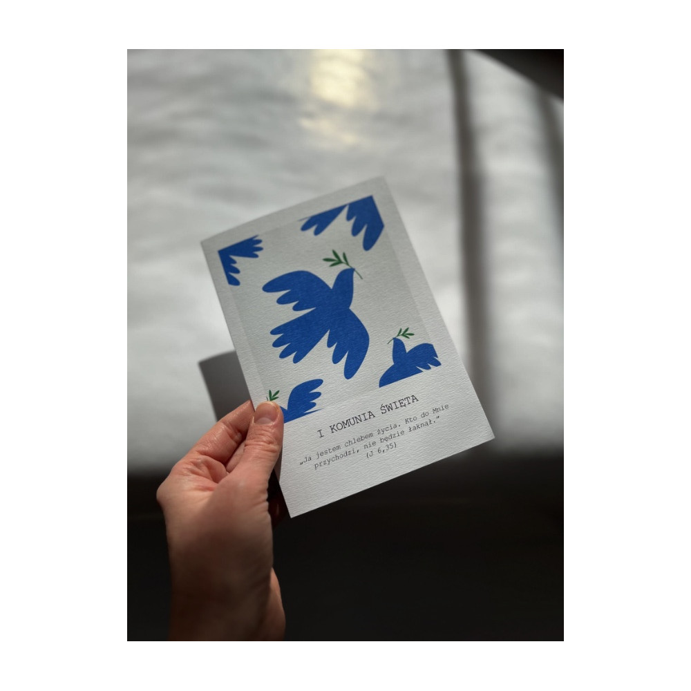 Greeting card A6 - Cudowianki - First Communion