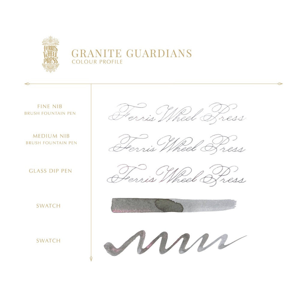 Atrament FerriTales Bestiary Series - Ferris Wheel Press - Granite Guardians, 20 ml