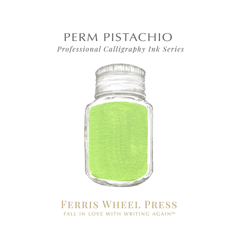 Tusz wodoodporny - Ferris Wheel Press - Perm Pistachio, 28 ml