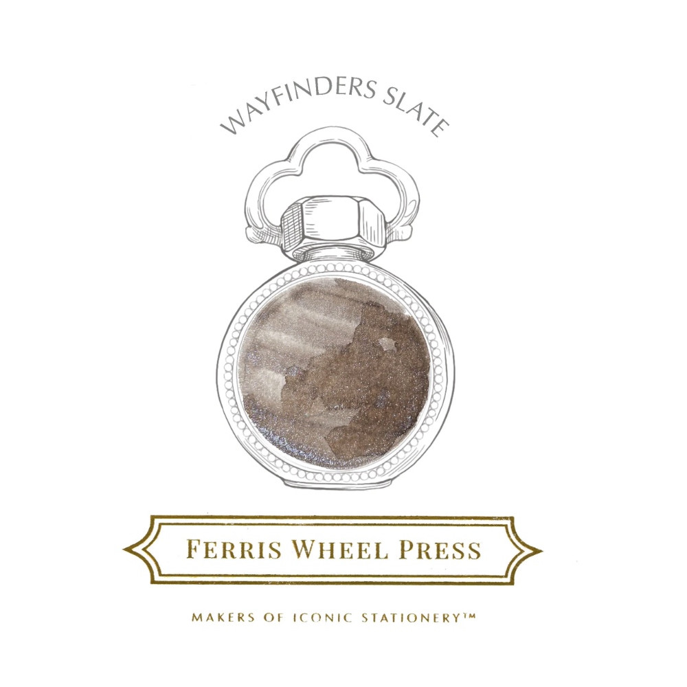 Atrament - Ferris Wheel Press - Wayfinders Slate, 38 ml