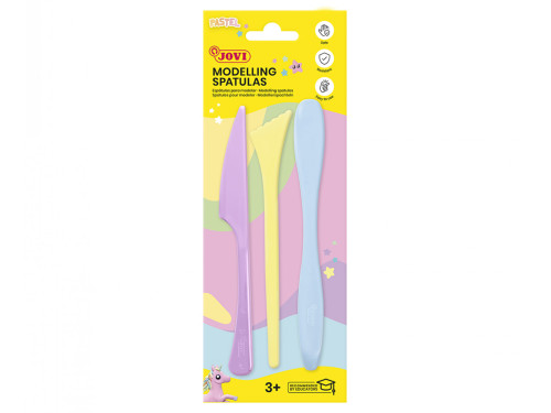 Set of modelling spatulas for modeling clay - Jovi - 3 pcs.