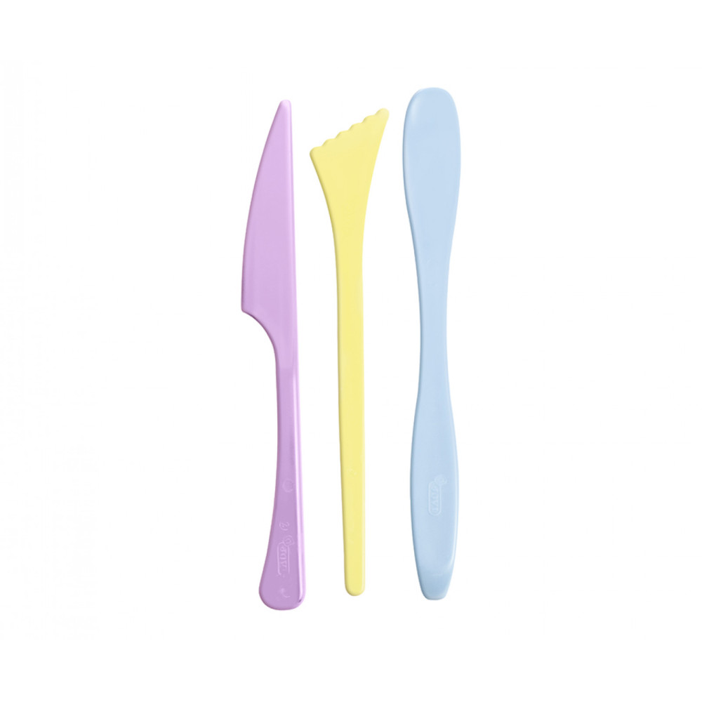 Set of modelling spatulas for modeling clay - Jovi - 3 pcs.