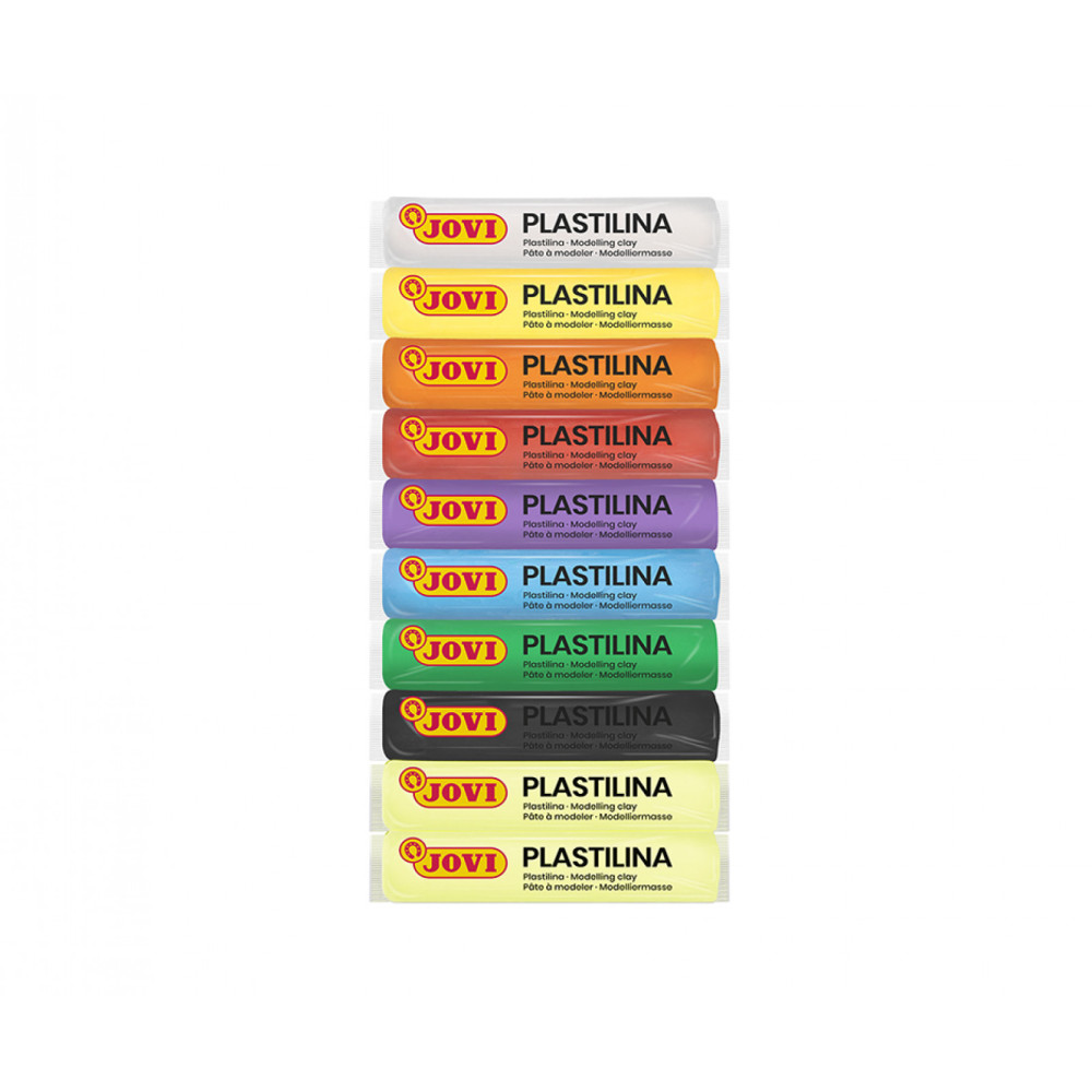 Set of modeling clay with glow in the dark - Jovi - 10 x 15 g