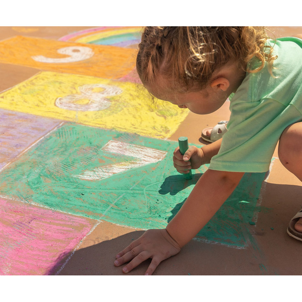 Street Jumbo chalk - Jovi - white, 3 pcs.
