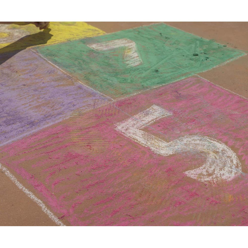 Street Jumbo chalk - Jovi - white, 3 pcs.