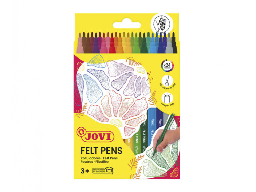 Felt pens set - Jovi - 12 pcs.
