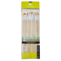 Set of acrylic and oil brushes - Pébéo - 20 pcs.