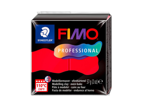 Fimo Professional modelling clay - Staedtler - True Red, 57 g