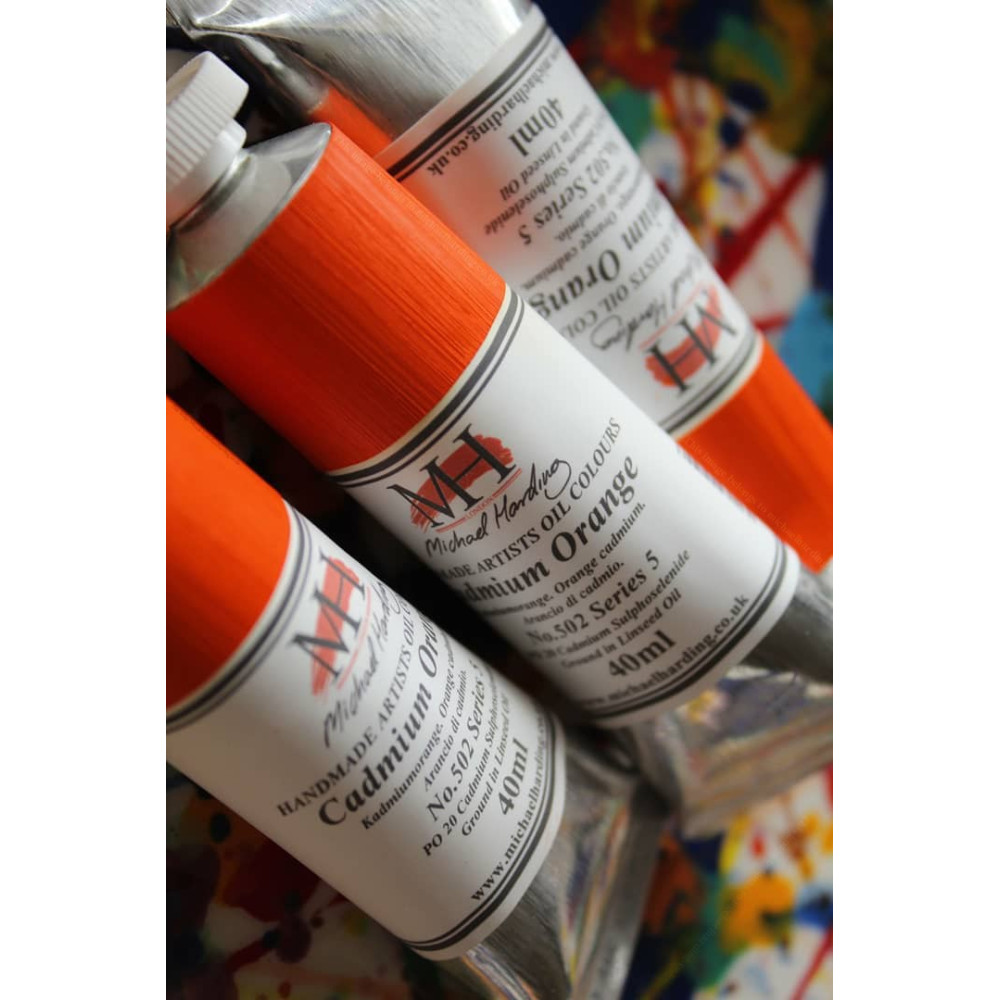 Farba olejna - Michael Harding - 246, Brilliant Orange, 40 ml